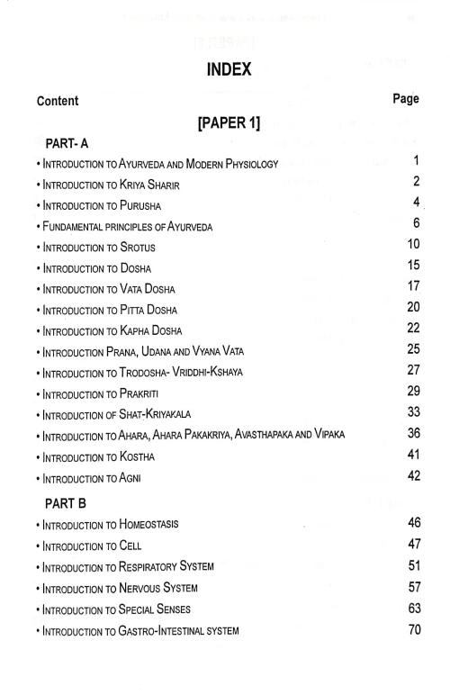 Comprehensive Work Manual On Kriya Sharir